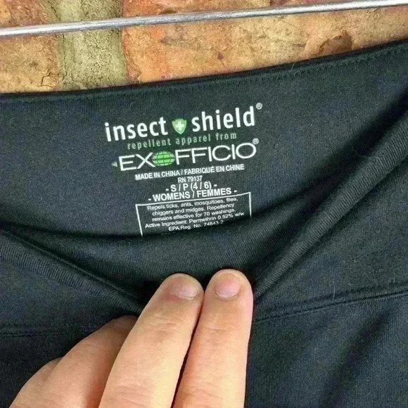 Exofficio Impervia Leggings Size Small Black - Picture 2 of 2